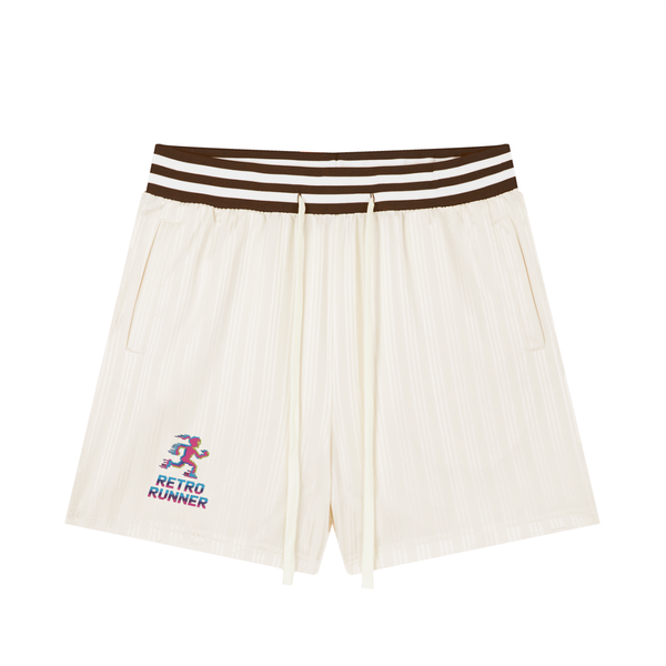 Striped Drawstring Shorts