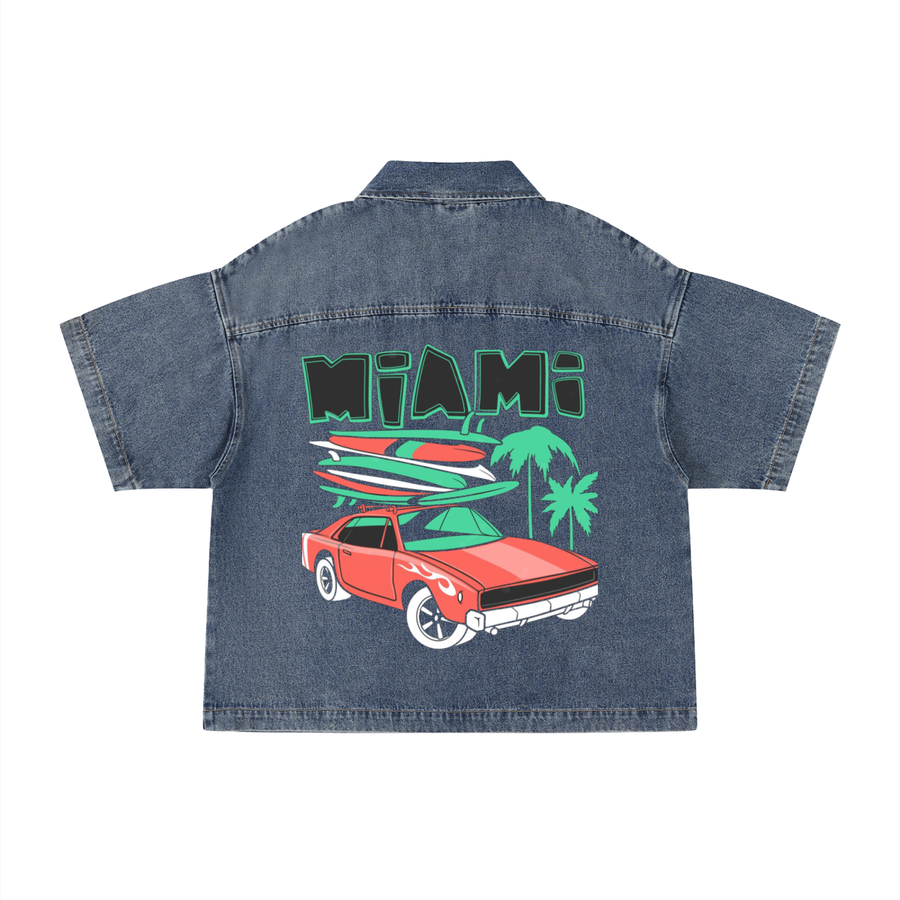 Unisex Vintage Denim Shirt